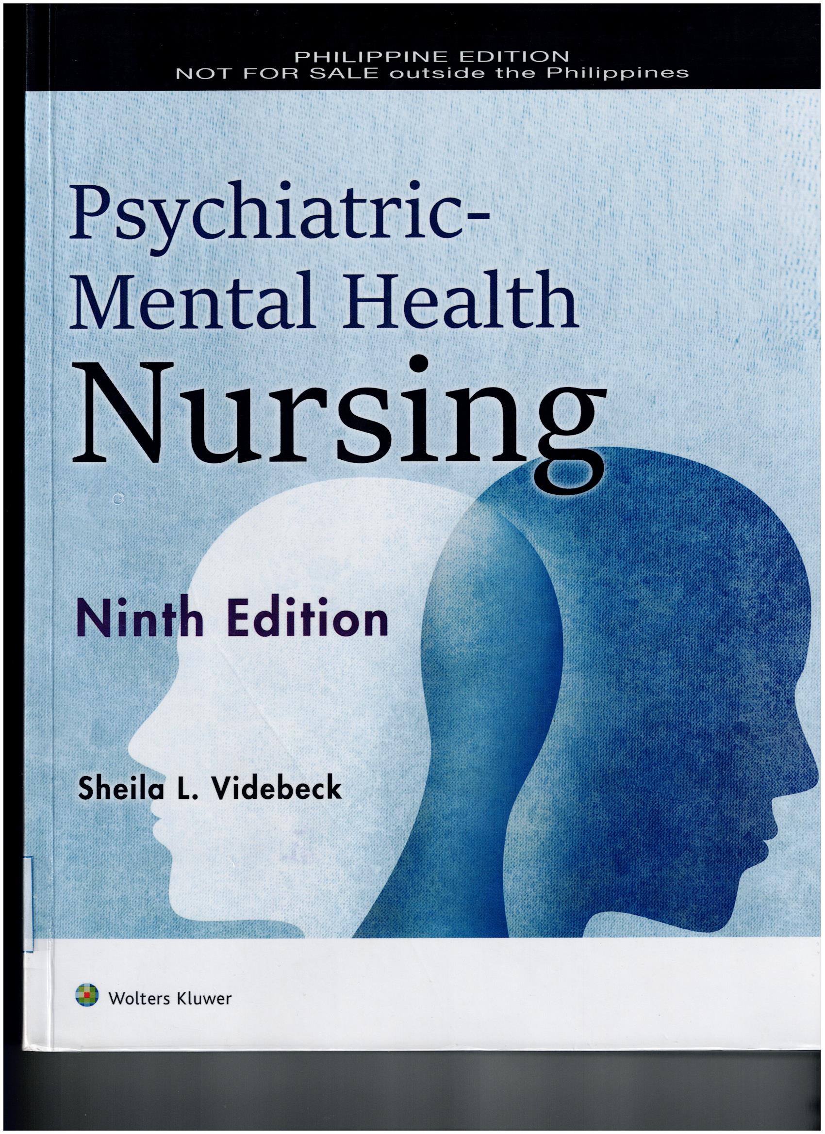 Psychiatric- Mental Health Nursing
