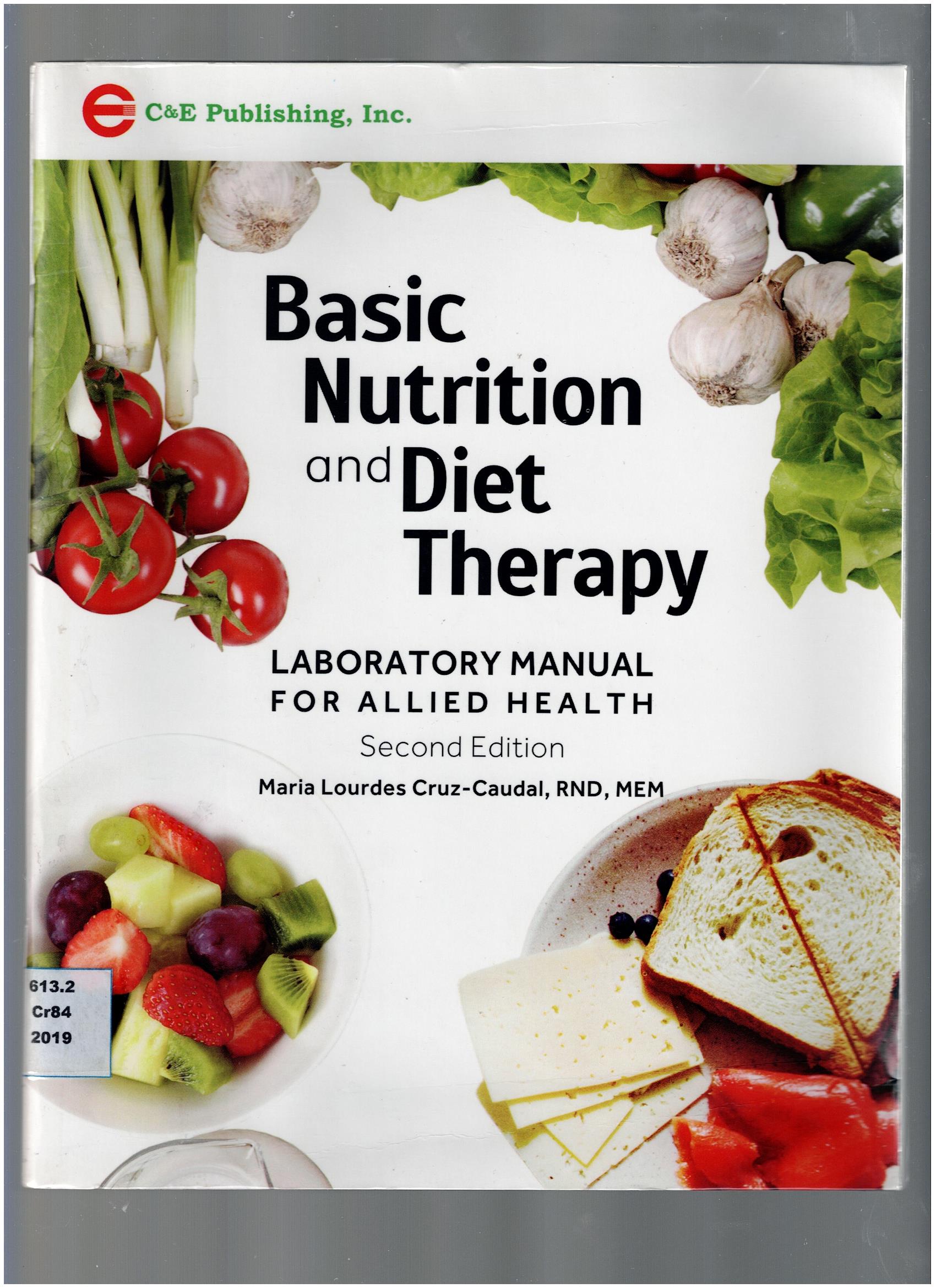 Basic Nutrition and Diet Therapy Laboratory Manual for Allied Health